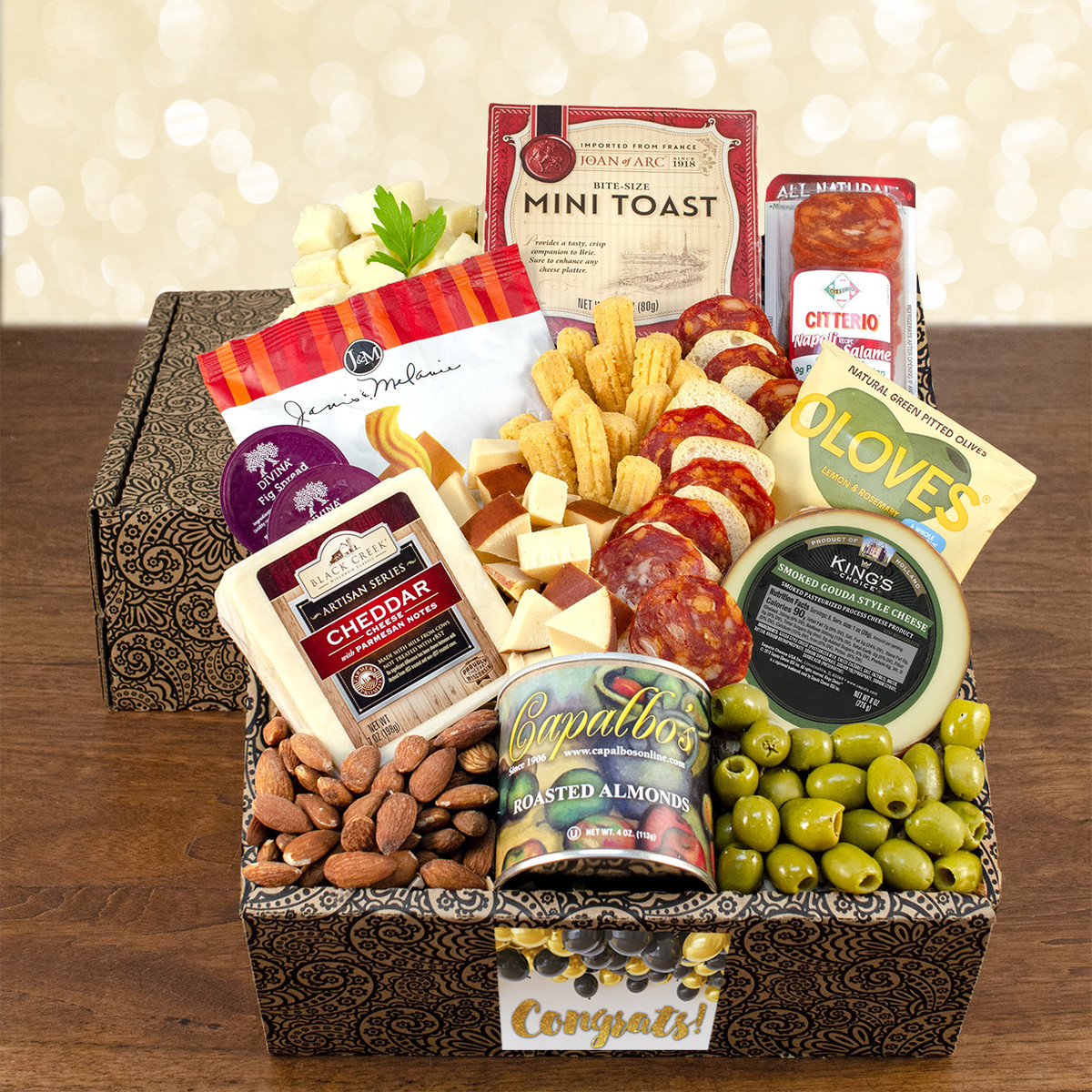 prodimages/Capalbos Cheese and Crackers Classic Collection Gift Box - Congratulations